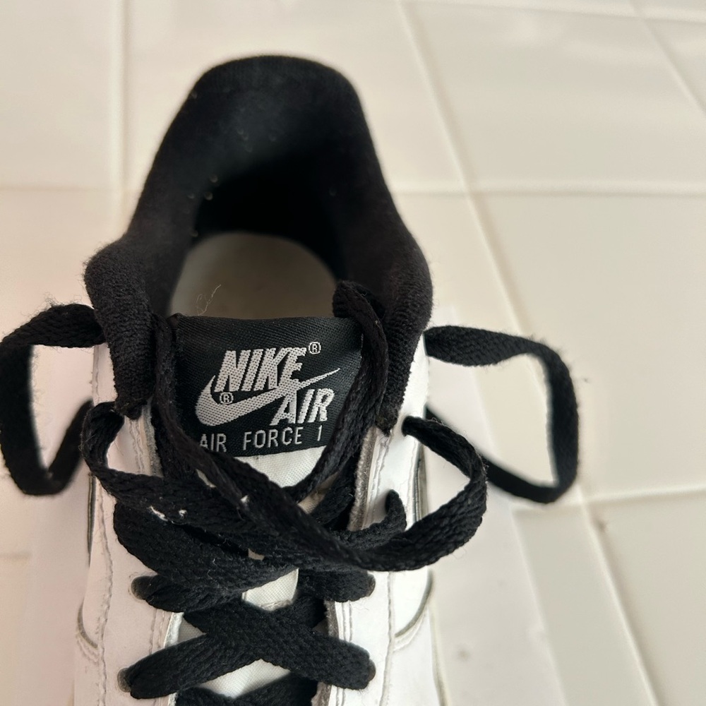 Nike Air Force 1 Kids Sneakers - Black and White
